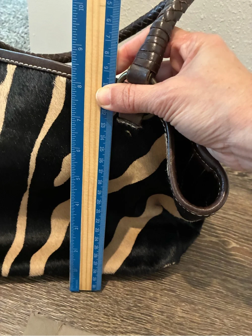 Rare! Vintage Boden Striped Brown and Black Tote Bag